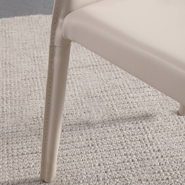 Contemporary Style Dining Chair Kitchen Armless Side Chair with Metal Legs (Set of 2) Clearhalo ' kitchen&dining_furn' 'Dining Chairs' 'Dining Tables & Seating' 'dining_chair' 'furn' 'furn_dining_chair' 'Furniture' 'furniture_dining_chair' 'Kitchen & Dining Furniture' 'kitchen' 4343561