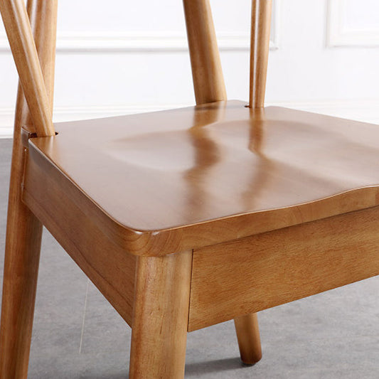 Wood Scandinavian Style Dining Side Chair Armless Home Dining Side Chair Clearhalo ' kitchen&dining_furn' 'Dining Chairs' 'Dining Tables & Seating' 'dining_chair' 'furn' 'furn_dining_chair' 'Furniture' 'furniture_dining_chair' 'Kitchen & Dining Furniture' 'kitchen' 4343575