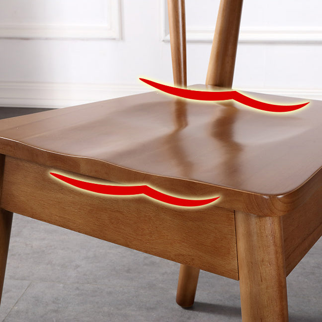 Wood Scandinavian Style Dining Side Chair Armless Home Dining Side Chair Clearhalo ' kitchen&dining_furn' 'Dining Chairs' 'Dining Tables & Seating' 'dining_chair' 'furn' 'furn_dining_chair' 'Furniture' 'furniture_dining_chair' 'Kitchen & Dining Furniture' 'kitchen' 4343577