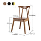 Wood Scandinavian Style Dining Side Chair Armless Home Dining Side Chair Clearhalo ' kitchen&dining_furn' 'Dining Chairs' 'Dining Tables & Seating' 'dining_chair' 'furn' 'furn_dining_chair' 'Furniture' 'furniture_dining_chair' 'Kitchen & Dining Furniture' 'kitchen' 4343584