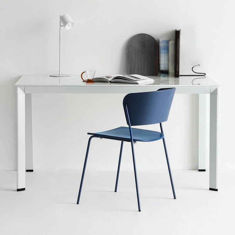 Stackable Dining Armless Chairs Indoor Dining Chairs with Metal Legs Clearhalo ' kitchen&dining_furn' 'Dining Chairs' 'Dining Tables & Seating' 'dining_chair' 'furn' 'furn_dining_chair' 'Furniture' 'furniture_dining_chair' 'Kitchen & Dining Furniture' 'kitchen' 4343601