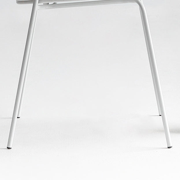 Stackable Dining Armless Chairs Indoor Dining Chairs with Metal Legs Clearhalo ' kitchen&dining_furn' 'Dining Chairs' 'Dining Tables & Seating' 'dining_chair' 'furn' 'furn_dining_chair' 'Furniture' 'furniture_dining_chair' 'Kitchen & Dining Furniture' 'kitchen' 4343618