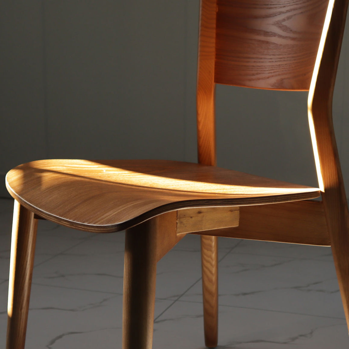 Industrial Oak Wood Side Chair Matte Finish Open Back Dining Chair (Set of 2) Clearhalo ' kitchen&dining_furn' 'Dining Chairs' 'Dining Tables & Seating' 'dining_chair' 'furn' 'furn_dining_chair' 'Furniture' 'furniture_dining_chair' 'Kitchen & Dining Furniture' 'kitchen' 4343665