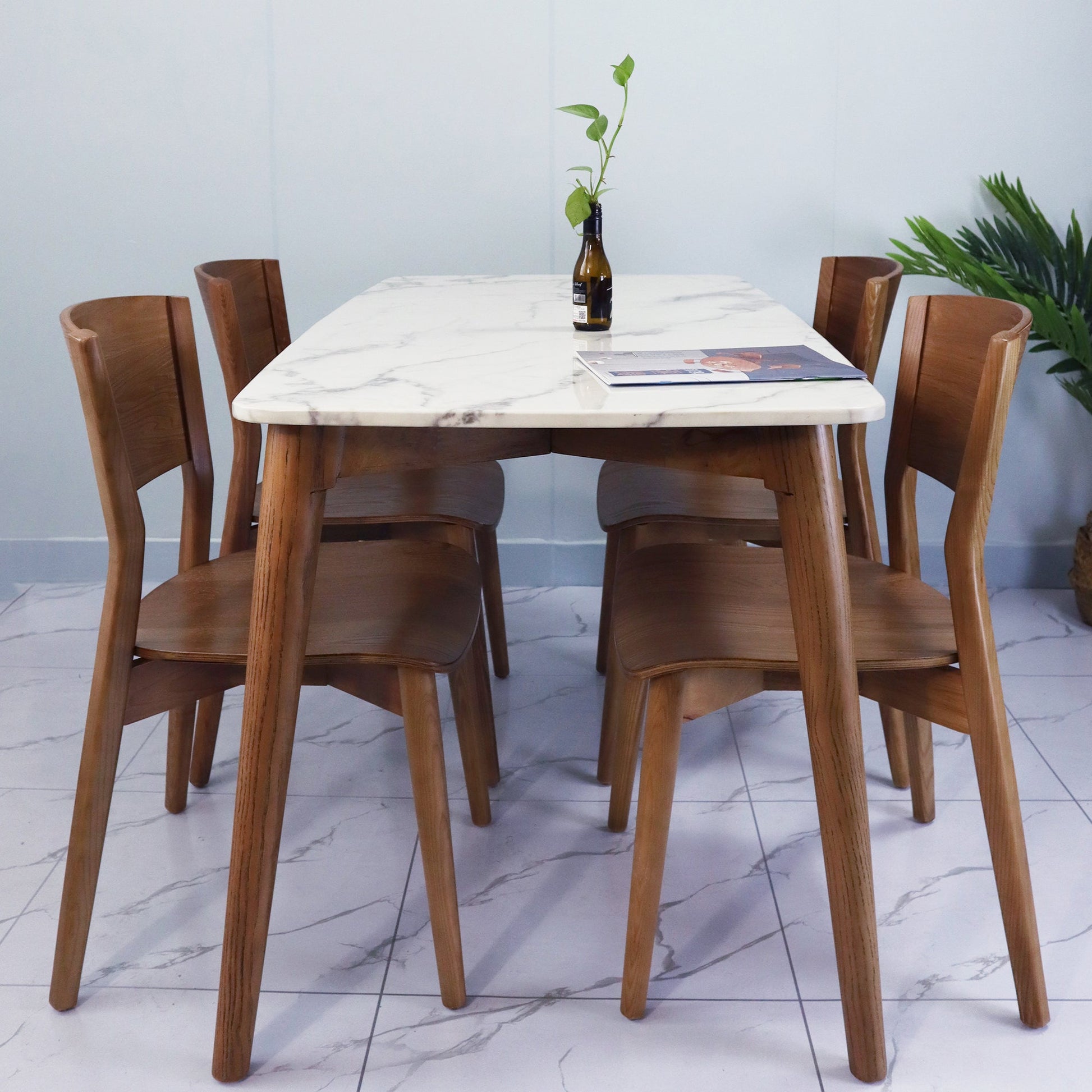 Industrial Oak Wood Side Chair Matte Finish Open Back Dining Chair (Set of 2) Clearhalo ' kitchen&dining_furn' 'Dining Chairs' 'Dining Tables & Seating' 'dining_chair' 'furn' 'furn_dining_chair' 'Furniture' 'furniture_dining_chair' 'Kitchen & Dining Furniture' 'kitchen' 4343668