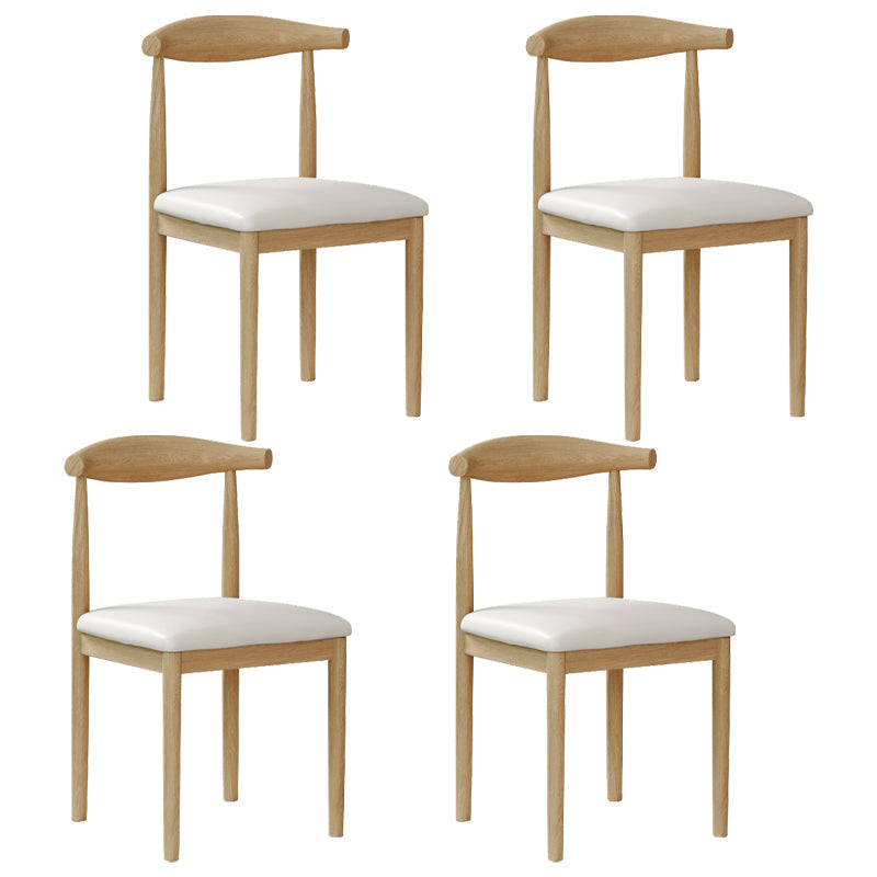 Modern Indoor-Outdoor Dining Chair Metal Armless Open Back Dining Side Chair White 4 Piece Set Clearhalo ' kitchen&dining_furn' 'Dining Chairs' 'Dining Tables & Seating' 'dining_chair' 'furn' 'furn_dining_chair' 'Furniture' 'furniture_dining_chair' 'Kitchen & Dining Furniture' 'kitchen' 4343702