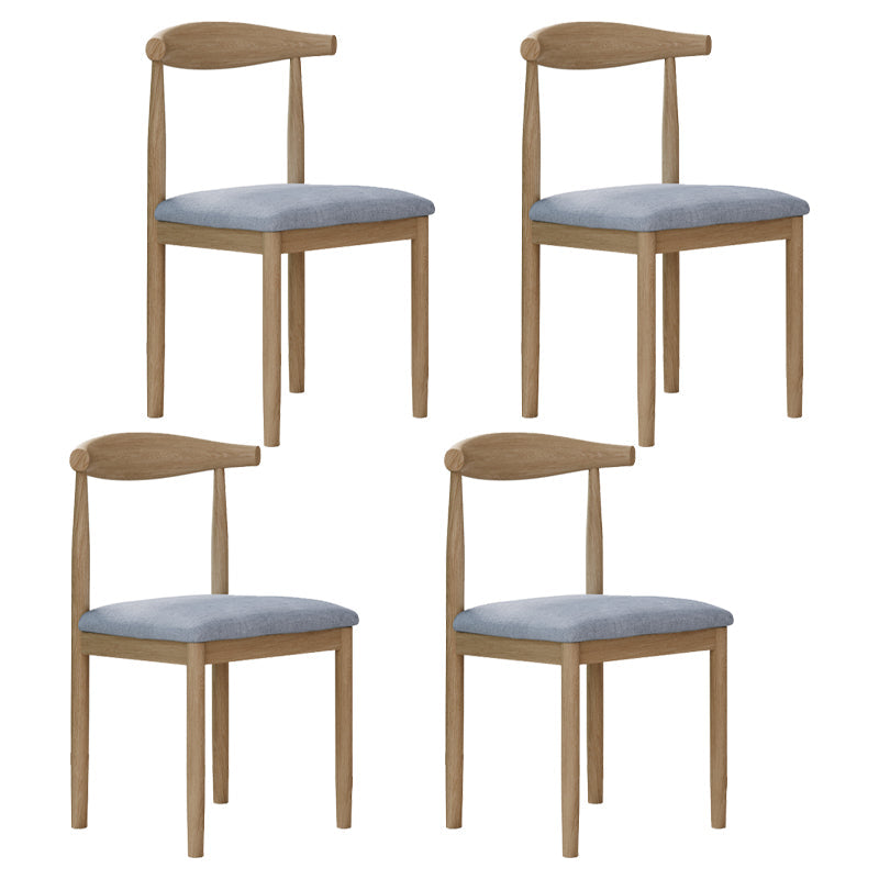 Modern Indoor-Outdoor Dining Chair Metal Armless Open Back Dining Side Chair Blue 4 Piece Set Clearhalo ' kitchen&dining_furn' 'Dining Chairs' 'Dining Tables & Seating' 'dining_chair' 'furn' 'furn_dining_chair' 'Furniture' 'furniture_dining_chair' 'Kitchen & Dining Furniture' 'kitchen' 4343716