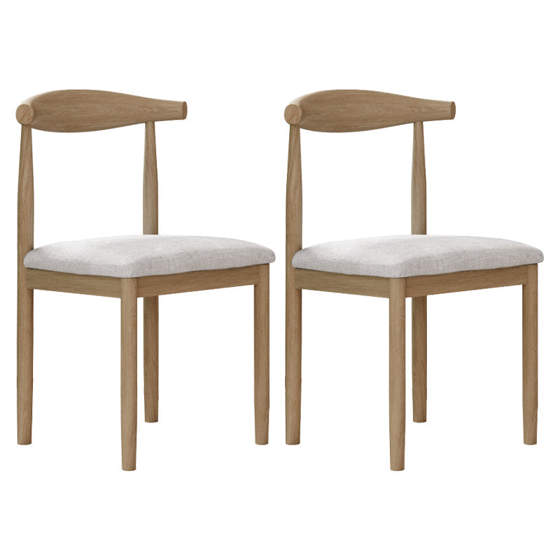 Modern Indoor-Outdoor Dining Chair Metal Armless Open Back Dining Side Chair Khaki 2 Piece Set Clearhalo ' kitchen&dining_furn' 'Dining Chairs' 'Dining Tables & Seating' 'dining_chair' 'furn' 'furn_dining_chair' 'Furniture' 'furniture_dining_chair' 'Kitchen & Dining Furniture' 'kitchen' 4343721