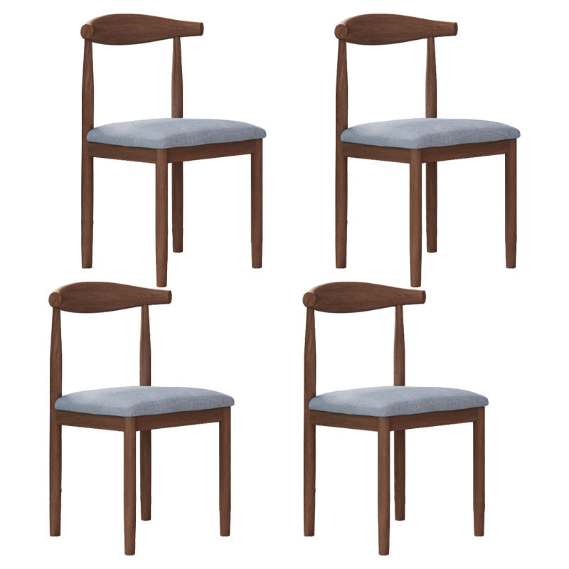 Modern Indoor-Outdoor Dining Chair Metal Armless Open Back Dining Side Chair Gray-Blue 4 Piece Set Clearhalo ' kitchen&dining_furn' 'Dining Chairs' 'Dining Tables & Seating' 'dining_chair' 'furn' 'furn_dining_chair' 'Furniture' 'furniture_dining_chair' 'Kitchen & Dining Furniture' 'kitchen' 4343740