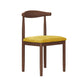 Modern Indoor-Outdoor Dining Chair Metal Armless Open Back Dining Side Chair Yellow-Brown 1 Piece Clearhalo ' kitchen&dining_furn' 'Dining Chairs' 'Dining Tables & Seating' 'dining_chair' 'furn' 'furn_dining_chair' 'Furniture' 'furniture_dining_chair' 'Kitchen & Dining Furniture' 'kitchen' 4343747