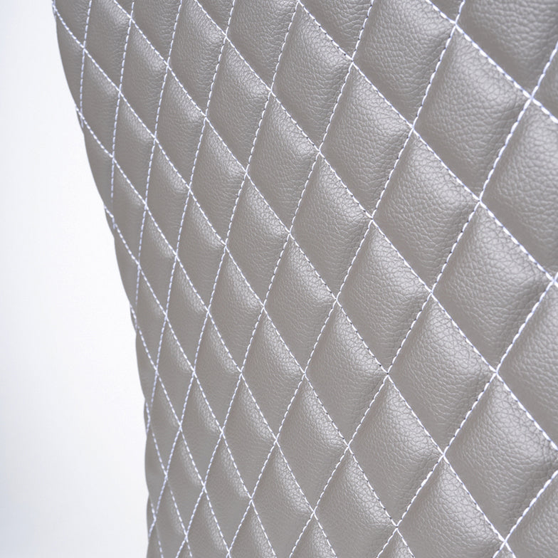 Scandinavian Style Metal Chair Dining Room Solid Back Side Chairs (Set of 2) Clearhalo ' kitchen&dining_furn' 'Dining Chairs' 'Dining Tables & Seating' 'dining_chair' 'furn' 'furn_dining_chair' 'Furniture' 'furniture_dining_chair' 'Kitchen & Dining Furniture' 'kitchen' 4343789