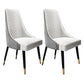 Scandinavian Style Metal Chair Dining Room Solid Back Side Chairs (Set of 2) Light Gray-White Clearhalo ' kitchen&dining_furn' 'Dining Chairs' 'Dining Tables & Seating' 'dining_chair' 'furn' 'furn_dining_chair' 'Furniture' 'furniture_dining_chair' 'Kitchen & Dining Furniture' 'kitchen' 4343794