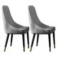 Scandinavian Style Metal Chair Dining Room Solid Back Side Chairs (Set of 2) Heather Gray Clearhalo ' kitchen&dining_furn' 'Dining Chairs' 'Dining Tables & Seating' 'dining_chair' 'furn' 'furn_dining_chair' 'Furniture' 'furniture_dining_chair' 'Kitchen & Dining Furniture' 'kitchen' 4343800