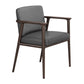 Traditional Solid Back Dining Armchair Upholstered Arm Chairs with Wood Legs Grey 1 Piece Clearhalo ' kitchen&dining_furn' 'Dining Chairs' 'Dining Tables & Seating' 'dining_chair' 'furn' 'furn_dining_chair' 'Furniture' 'furniture_dining_chair' 'Kitchen & Dining Furniture' 'kitchen' 4343814