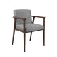 Traditional Solid Back Dining Armchair Upholstered Arm Chairs with Wood Legs Light Gray 1 Piece Clearhalo ' kitchen&dining_furn' 'Dining Chairs' 'Dining Tables & Seating' 'dining_chair' 'furn' 'furn_dining_chair' 'Furniture' 'furniture_dining_chair' 'Kitchen & Dining Furniture' 'kitchen' 4343853