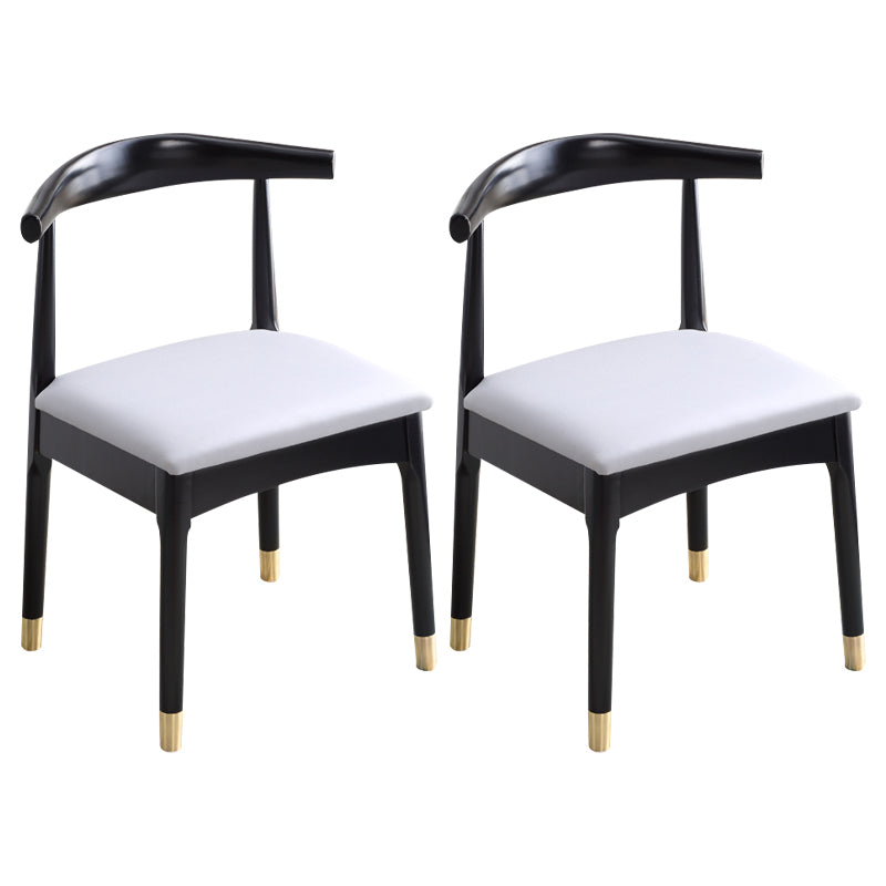 Indoor Scandinavian Side Chair Open Back Upholstered Wood Dining Room Chair Grey 2 Piece Set Clearhalo ' kitchen&dining_furn' 'Dining Chairs' 'Dining Tables & Seating' 'dining_chair' 'furn' 'furn_dining_chair' 'Furniture' 'furniture_dining_chair' 'Kitchen & Dining Furniture' 'kitchen' 4343864