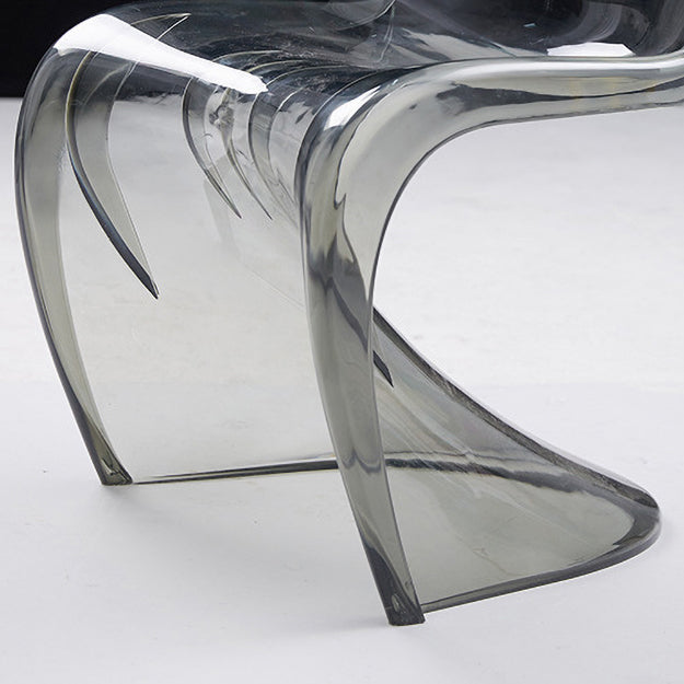 Scandinavian Style Plastic Chairs Set Dining Room Solid Back Side Chair Clearhalo ' kitchen&dining_furn' 'Dining Chairs' 'Dining Tables & Seating' 'dining_chair' 'Furniture' 'furniture_dining_chair' 'Kitchen & Dining Furniture' 'kitchen' 4343913