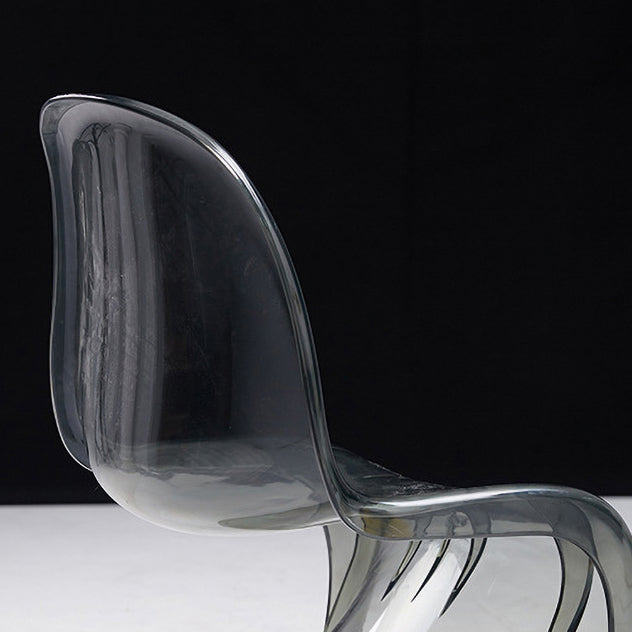 Scandinavian Style Plastic Chairs Set Dining Room Solid Back Side Chair Clearhalo ' kitchen&dining_furn' 'Dining Chairs' 'Dining Tables & Seating' 'dining_chair' 'Furniture' 'furniture_dining_chair' 'Kitchen & Dining Furniture' 'kitchen' 4343917