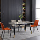 Minimalist Style Faux Leather Dining Chairs Solid Back Armless Side Chairs (Set of 2) Clearhalo ' kitchen&dining_furn' 'Dining Chairs' 'Dining Tables & Seating' 'dining_chair' 'furn' 'furn_dining_chair' 'Furniture' 'furniture_dining_chair' 'Kitchen & Dining Furniture' 'kitchen' 4343967