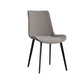 Minimalist Style Faux Leather Dining Chairs Solid Back Armless Side Chairs (Set of 2) Clearhalo ' kitchen&dining_furn' 'Dining Chairs' 'Dining Tables & Seating' 'dining_chair' 'furn' 'furn_dining_chair' 'Furniture' 'furniture_dining_chair' 'Kitchen & Dining Furniture' 'kitchen' 4343974