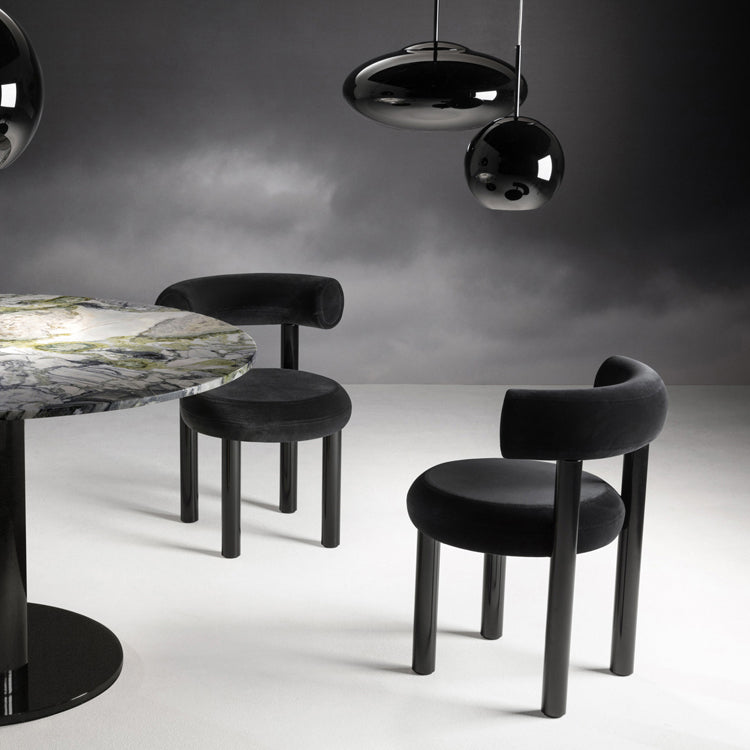 Contemporary Upholstered Armless Dining Chairs Open Back Dining Side Chairs for Home Clearhalo ' kitchen&dining_furn' 'Dining Chairs' 'Dining Tables & Seating' 'dining_chair' 'furn' 'furn_dining_chair' 'Furniture' 'furniture_dining_chair' 'Kitchen & Dining Furniture' 'kitchen' 4344005