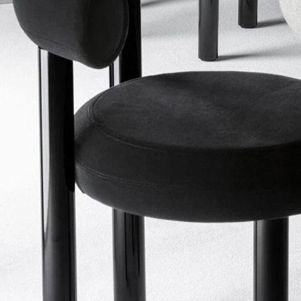 Contemporary Upholstered Armless Dining Chairs Open Back Dining Side Chairs for Home Clearhalo ' kitchen&dining_furn' 'Dining Chairs' 'Dining Tables & Seating' 'dining_chair' 'furn' 'furn_dining_chair' 'Furniture' 'furniture_dining_chair' 'Kitchen & Dining Furniture' 'kitchen' 4344011