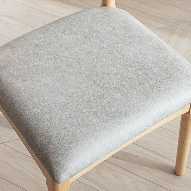 Scandinavian Home Side Chair Upholstered Open Back Wood Dining Room Chair Clearhalo ' kitchen&dining_furn' 'Dining Chairs' 'Dining Tables & Seating' 'dining_chair' 'furn' 'furn_dining_chair' 'Furniture' 'furniture_dining_chair' 'Kitchen & Dining Furniture' 'kitchen' 4344026