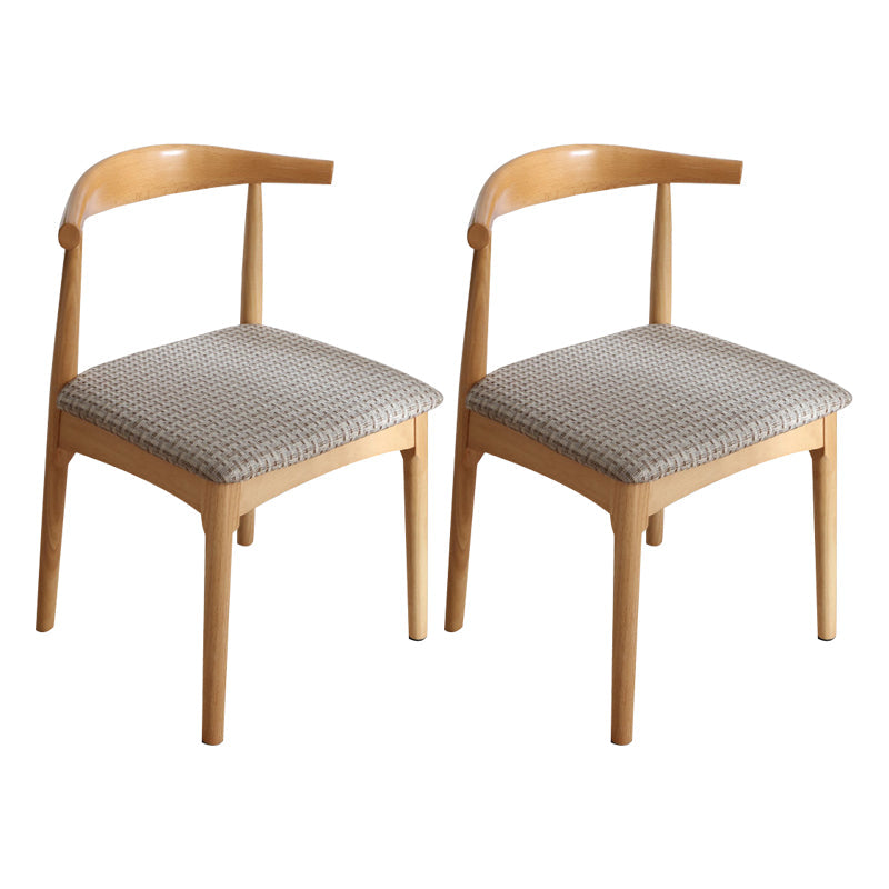 Scandinavian Home Side Chair Upholstered Open Back Wood Dining Room Chair Grey 2 Piece Set Natural Wood Clearhalo ' kitchen&dining_furn' 'Dining Chairs' 'Dining Tables & Seating' 'dining_chair' 'furn' 'furn_dining_chair' 'Furniture' 'furniture_dining_chair' 'Kitchen & Dining Furniture' 'kitchen' 4344054