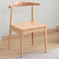 Scandinavian Home Side Chair Upholstered Open Back Wood Dining Room Chair Natural 1 Piece Natural Wood Clearhalo ' kitchen&dining_furn' 'Dining Chairs' 'Dining Tables & Seating' 'dining_chair' 'furn' 'furn_dining_chair' 'Furniture' 'furniture_dining_chair' 'Kitchen & Dining Furniture' 'kitchen' 4344056