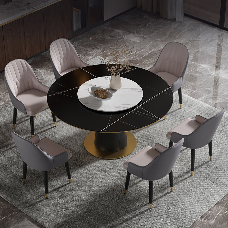 Glam Style Metal Dining Chairs Kitchen Dining Arm Side Chair (Set of 2) Clearhalo ' kitchen&dining_furn' 'Dining Chairs' 'Dining Tables & Seating' 'dining_chair' 'furn' 'furn_dining_chair' 'Furniture' 'furniture_dining_chair' 'Kitchen & Dining Furniture' 'kitchen' 4344067