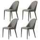 Contemporary Style Metal Dining Chair Parsons Armless Dining Side Chairs for Kitchen Dark Gray 4 Piece Set Clearhalo ' kitchen&dining_furn' 'Dining Chairs' 'Dining Tables & Seating' 'dining_chair' 'furn' 'furn_dining_chair' 'Furniture' 'furniture_dining_chair' 'Kitchen & Dining Furniture' 'kitchen' 4344082