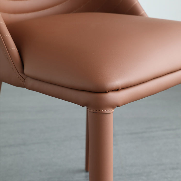 Contemporary Style Metal Dining Chair Parsons Armless Dining Side Chairs for Kitchen Clearhalo ' kitchen&dining_furn' 'Dining Chairs' 'Dining Tables & Seating' 'dining_chair' 'furn' 'furn_dining_chair' 'Furniture' 'furniture_dining_chair' 'Kitchen & Dining Furniture' 'kitchen' 4344088