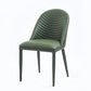Contemporary Style Metal Dining Chair Parsons Armless Dining Side Chairs for Kitchen Blackish Green 1 Piece Clearhalo ' kitchen&dining_furn' 'Dining Chairs' 'Dining Tables & Seating' 'dining_chair' 'furn' 'furn_dining_chair' 'Furniture' 'furniture_dining_chair' 'Kitchen & Dining Furniture' 'kitchen' 4344090