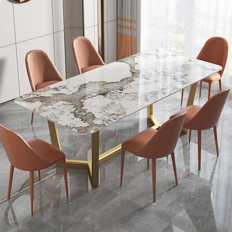 Contemporary Style Metal Dining Chair Parsons Armless Dining Side Chairs for Kitchen Clearhalo ' kitchen&dining_furn' 'Dining Chairs' 'Dining Tables & Seating' 'dining_chair' 'furn' 'furn_dining_chair' 'Furniture' 'furniture_dining_chair' 'Kitchen & Dining Furniture' 'kitchen' 4344094