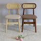 Upholstered Armless Dining Chairs Rattan Side Chairs with Wood Legs (Set of 2) Clearhalo ' kitchen&dining_furn' 'Dining Chairs' 'Dining Tables & Seating' 'dining_chair' 'furn' 'furn_dining_chair' 'Furniture' 'furniture_dining_chair' 'Kitchen & Dining Furniture' 'kitchen' 4344126