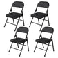 Matte Finish Upholstered Folding Side Chair Contemporary Open Back Dining Chair Black 4 Piece Set Clearhalo ' kitchen&dining_furn' 'Dining Chairs' 'Dining Tables & Seating' 'dining_chair' 'furn' 'furn_dining_chair' 'Furniture' 'furniture_dining_chair' 'Kitchen & Dining Furniture' 'kitchen' 4344144