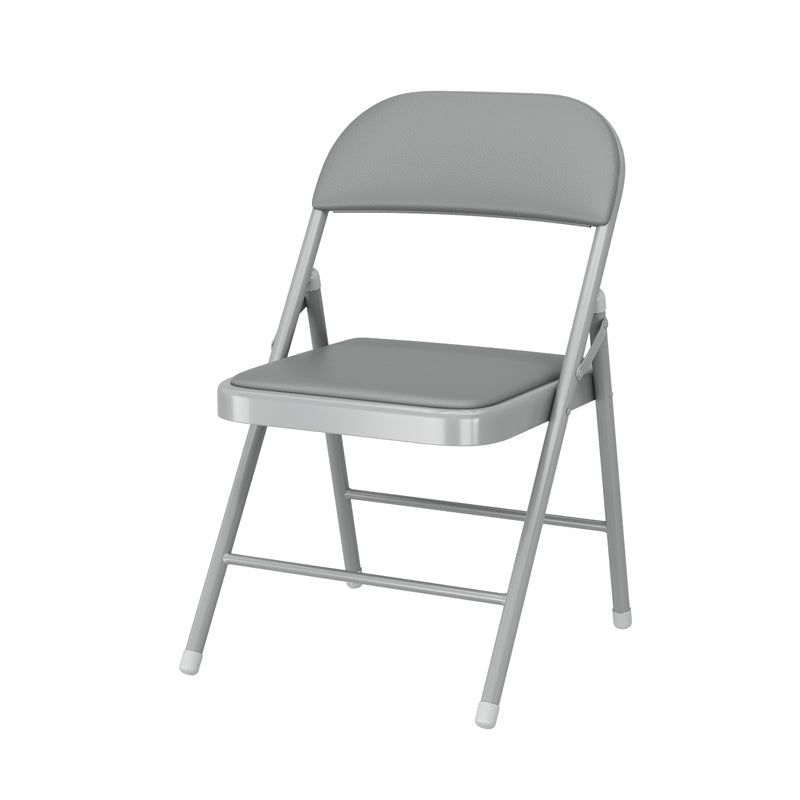 Matte Finish Upholstered Folding Side Chair Contemporary Open Back Dining Chair Grey 1 Piece Clearhalo ' kitchen&dining_furn' 'Dining Chairs' 'Dining Tables & Seating' 'dining_chair' 'furn' 'furn_dining_chair' 'Furniture' 'furniture_dining_chair' 'Kitchen & Dining Furniture' 'kitchen' 4344147