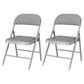 Matte Finish Upholstered Folding Side Chair Contemporary Open Back Dining Chair Grey 2 Piece Set Clearhalo ' kitchen&dining_furn' 'Dining Chairs' 'Dining Tables & Seating' 'dining_chair' 'furn' 'furn_dining_chair' 'Furniture' 'furniture_dining_chair' 'Kitchen & Dining Furniture' 'kitchen' 4344148