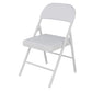 Matte Finish Upholstered Folding Side Chair Contemporary Open Back Dining Chair White 1 Piece Clearhalo ' kitchen&dining_furn' 'Dining Chairs' 'Dining Tables & Seating' 'dining_chair' 'furn' 'furn_dining_chair' 'Furniture' 'furniture_dining_chair' 'Kitchen & Dining Furniture' 'kitchen' 4344152