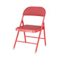 Matte Finish Upholstered Folding Side Chair Contemporary Open Back Dining Chair Red 1 Piece Clearhalo ' kitchen&dining_furn' 'Dining Chairs' 'Dining Tables & Seating' 'dining_chair' 'furn' 'furn_dining_chair' 'Furniture' 'furniture_dining_chair' 'Kitchen & Dining Furniture' 'kitchen' 4344158