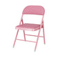 Matte Finish Upholstered Folding Side Chair Contemporary Open Back Dining Chair Pink 1 Piece Clearhalo ' kitchen&dining_furn' 'Dining Chairs' 'Dining Tables & Seating' 'dining_chair' 'furn' 'furn_dining_chair' 'Furniture' 'furniture_dining_chair' 'Kitchen & Dining Furniture' 'kitchen' 4344163