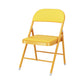 Matte Finish Upholstered Folding Side Chair Contemporary Open Back Dining Chair Yellow 1 Piece Clearhalo ' kitchen&dining_furn' 'Dining Chairs' 'Dining Tables & Seating' 'dining_chair' 'furn' 'furn_dining_chair' 'Furniture' 'furniture_dining_chair' 'Kitchen & Dining Furniture' 'kitchen' 4344166