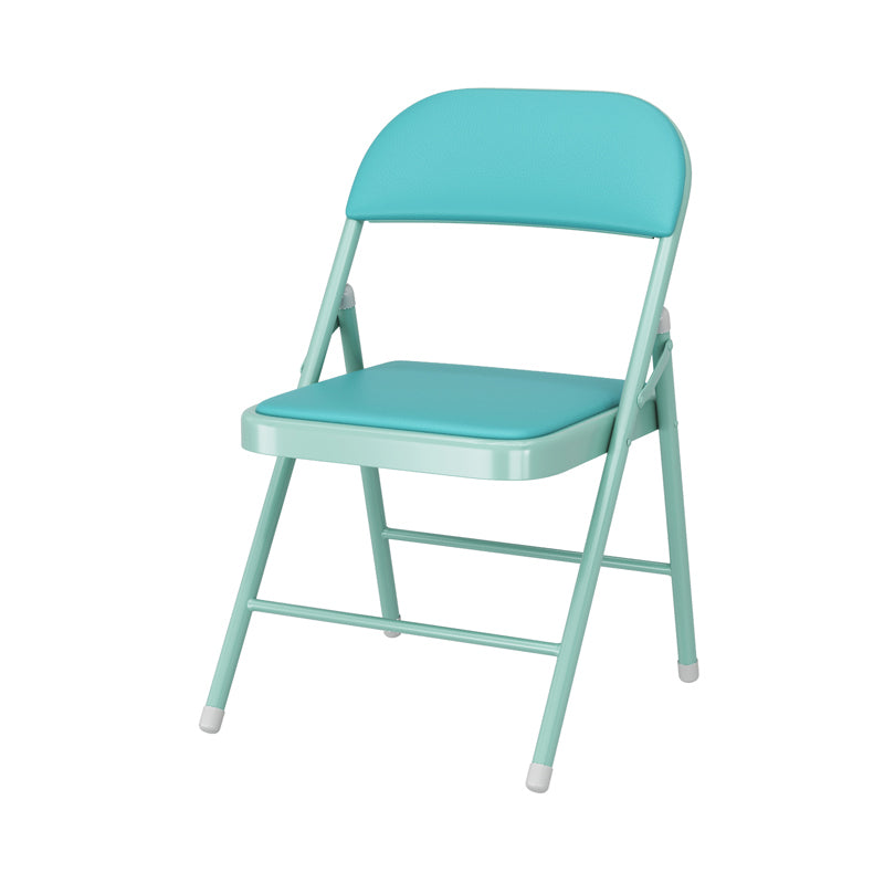 Matte Finish Upholstered Folding Side Chair Contemporary Open Back Dining Chair Blue 1 Piece Clearhalo ' kitchen&dining_furn' 'Dining Chairs' 'Dining Tables & Seating' 'dining_chair' 'furn' 'furn_dining_chair' 'Furniture' 'furniture_dining_chair' 'Kitchen & Dining Furniture' 'kitchen' 4344169