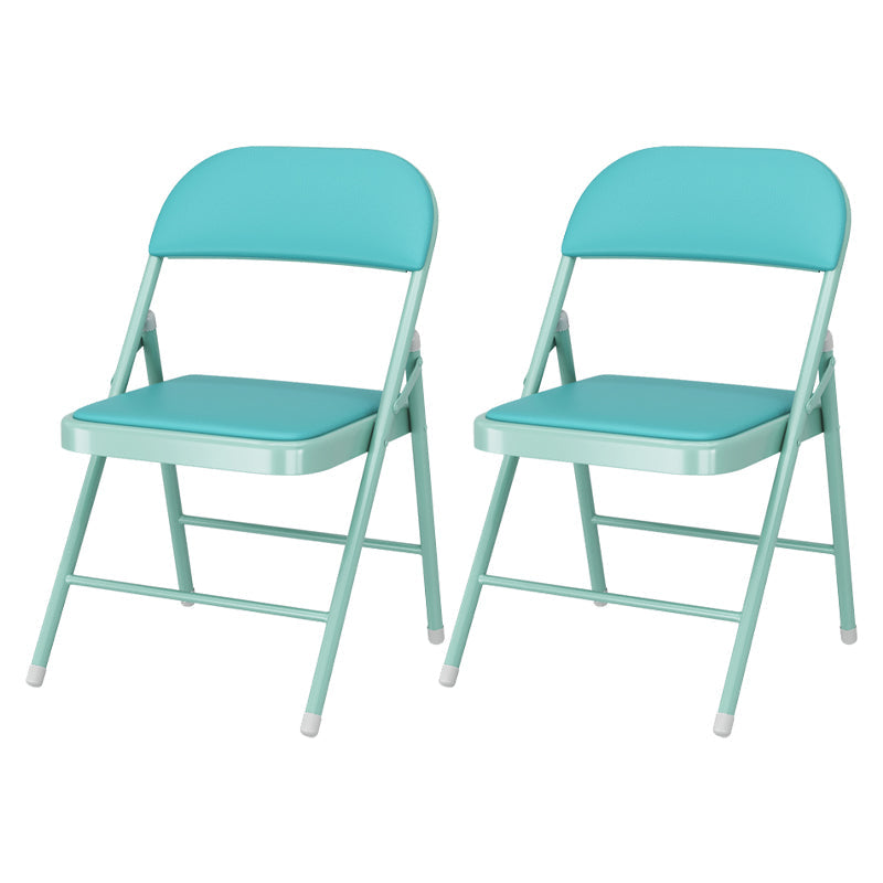 Matte Finish Upholstered Folding Side Chair Contemporary Open Back Dining Chair Blue 2 Piece Set Clearhalo ' kitchen&dining_furn' 'Dining Chairs' 'Dining Tables & Seating' 'dining_chair' 'furn' 'furn_dining_chair' 'Furniture' 'furniture_dining_chair' 'Kitchen & Dining Furniture' 'kitchen' 4344170