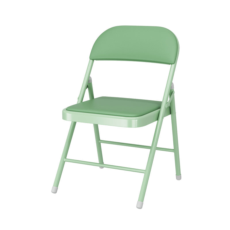 Matte Finish Upholstered Folding Side Chair Contemporary Open Back Dining Chair Green 1 Piece Clearhalo ' kitchen&dining_furn' 'Dining Chairs' 'Dining Tables & Seating' 'dining_chair' 'furn' 'furn_dining_chair' 'Furniture' 'furniture_dining_chair' 'Kitchen & Dining Furniture' 'kitchen' 4344172