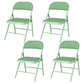 Matte Finish Upholstered Folding Side Chair Contemporary Open Back Dining Chair Green 4 Piece Set Clearhalo ' kitchen&dining_furn' 'Dining Chairs' 'Dining Tables & Seating' 'dining_chair' 'furn' 'furn_dining_chair' 'Furniture' 'furniture_dining_chair' 'Kitchen & Dining Furniture' 'kitchen' 4344174