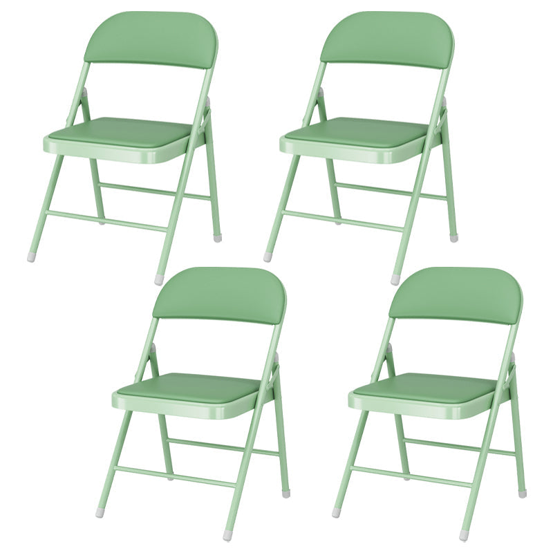 Matte Finish Upholstered Folding Side Chair Contemporary Open Back Dining Chair Green 4 Piece Set Clearhalo ' kitchen&dining_furn' 'Dining Chairs' 'Dining Tables & Seating' 'dining_chair' 'furn' 'furn_dining_chair' 'Furniture' 'furniture_dining_chair' 'Kitchen & Dining Furniture' 'kitchen' 4344174