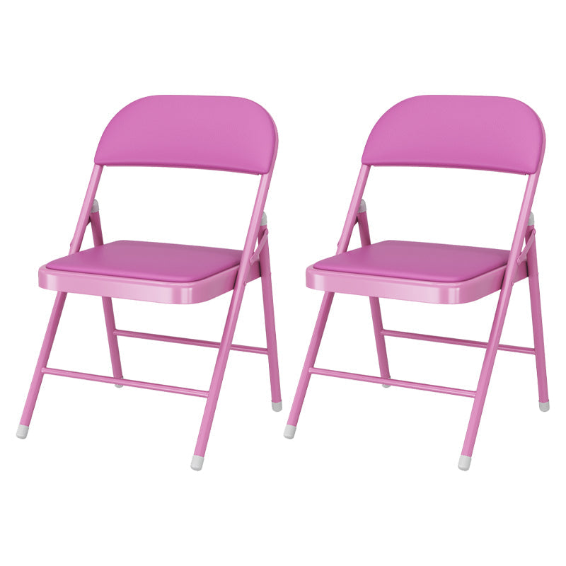 Matte Finish Upholstered Folding Side Chair Contemporary Open Back Dining Chair Purple 2 Piece Set Clearhalo ' kitchen&dining_furn' 'Dining Chairs' 'Dining Tables & Seating' 'dining_chair' 'furn' 'furn_dining_chair' 'Furniture' 'furniture_dining_chair' 'Kitchen & Dining Furniture' 'kitchen' 4344176