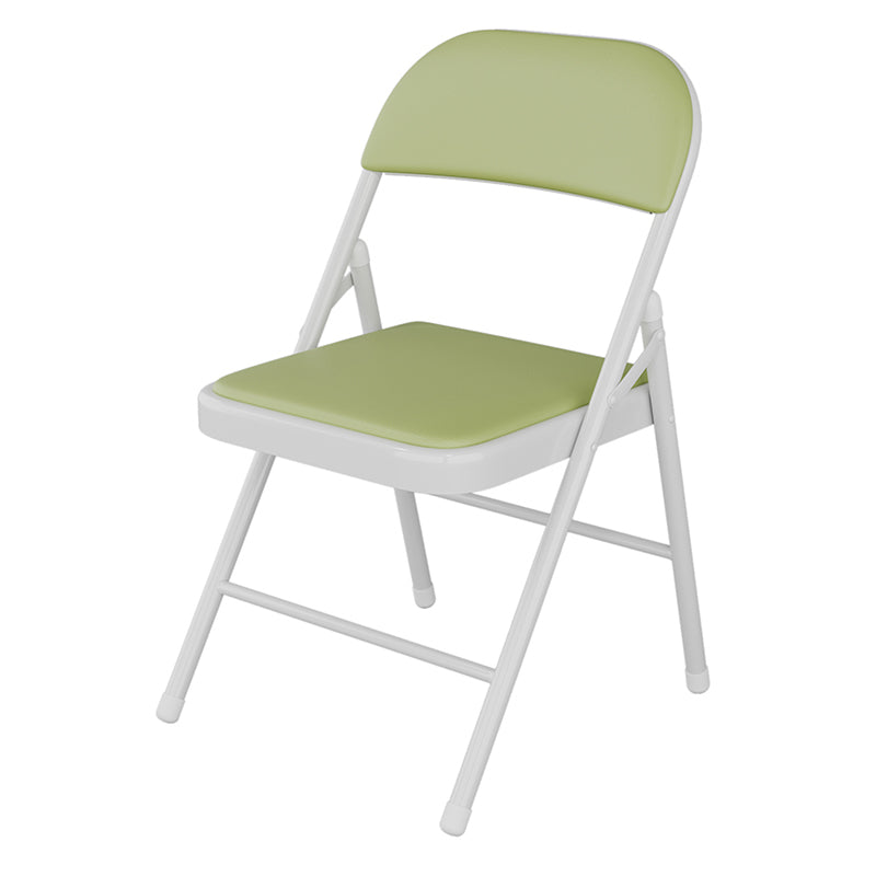 Matte Finish Upholstered Folding Side Chair Contemporary Open Back Dining Chair Light Green 1 Piece Clearhalo ' kitchen&dining_furn' 'Dining Chairs' 'Dining Tables & Seating' 'dining_chair' 'furn' 'furn_dining_chair' 'Furniture' 'furniture_dining_chair' 'Kitchen & Dining Furniture' 'kitchen' 4344178