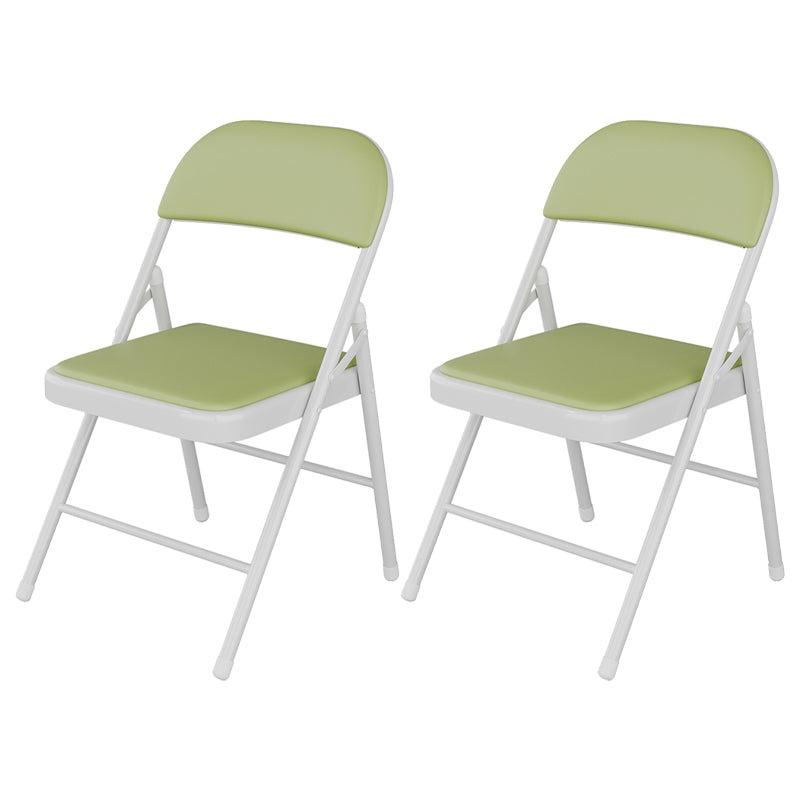 Matte Finish Upholstered Folding Side Chair Contemporary Open Back Dining Chair Light Green 2 Piece Set Clearhalo ' kitchen&dining_furn' 'Dining Chairs' 'Dining Tables & Seating' 'dining_chair' 'furn' 'furn_dining_chair' 'Furniture' 'furniture_dining_chair' 'Kitchen & Dining Furniture' 'kitchen' 4344179