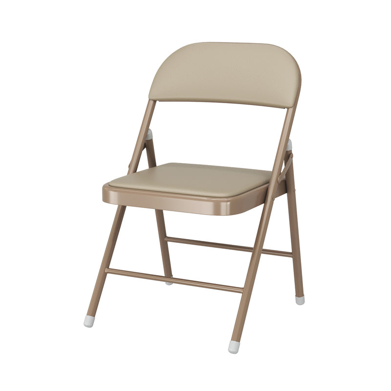 Matte Finish Upholstered Folding Side Chair Contemporary Open Back Dining Chair Coffee 1 Piece Clearhalo ' kitchen&dining_furn' 'Dining Chairs' 'Dining Tables & Seating' 'dining_chair' 'furn' 'furn_dining_chair' 'Furniture' 'furniture_dining_chair' 'Kitchen & Dining Furniture' 'kitchen' 4344181